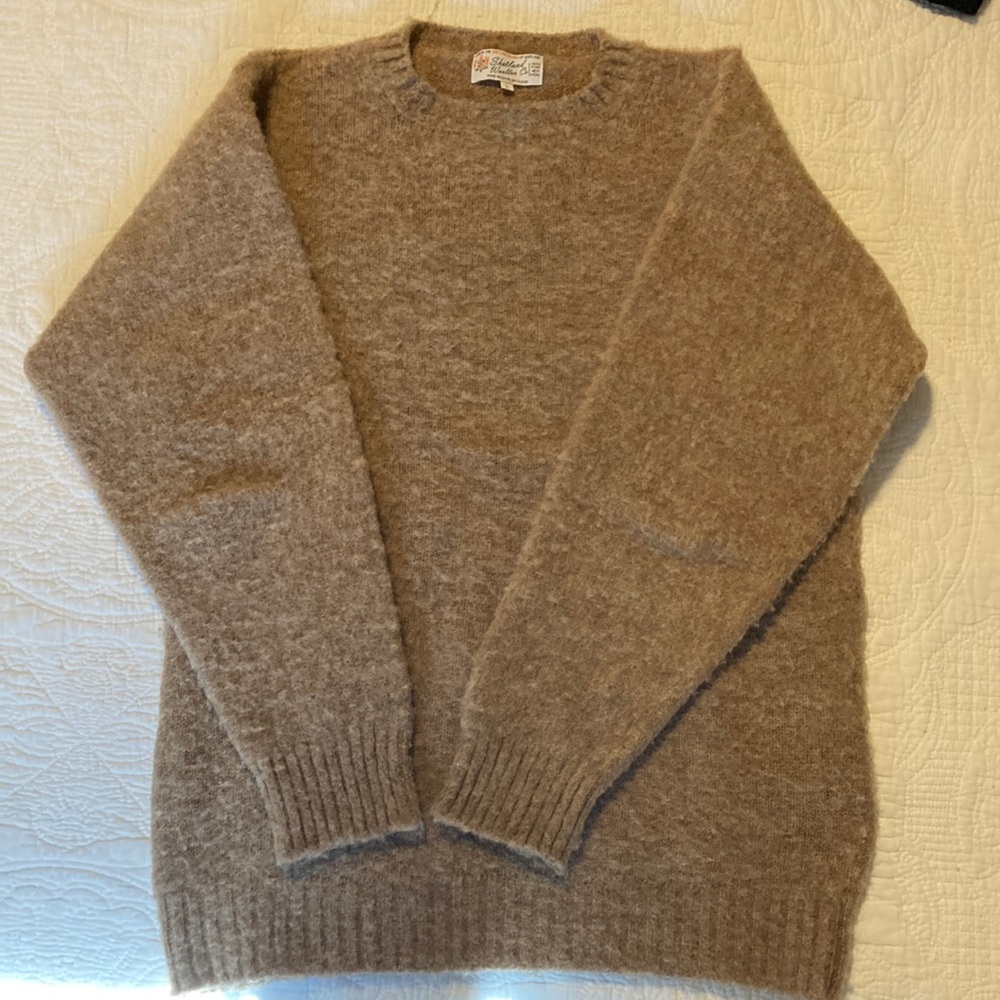 Shetland Woolen Co. Scottish shetland sweater 100% wool size L